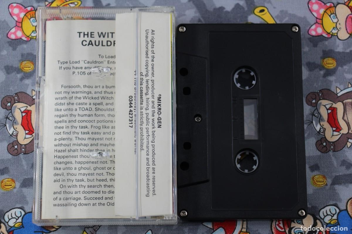 Videojuegos y consolas: SPECTRUM MIKRO-GEN THE WITCHS CAULDRON EN INGLES - Foto 2