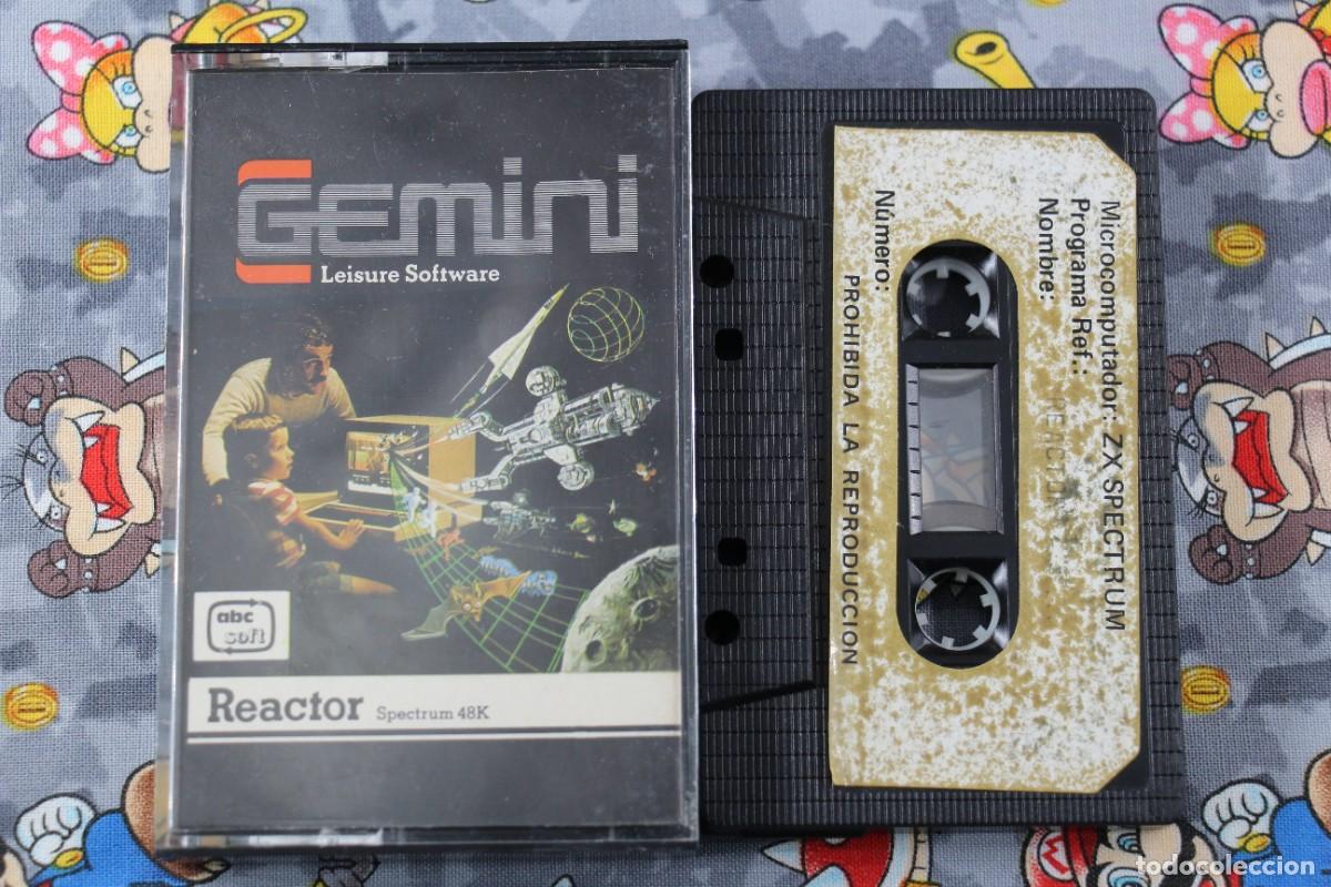 Videojuegos y consolas: SPECTRUM GEMINI LEISURE SOFTWARE REACTOR EN ESPA&Ntilde;OL - Foto 1
