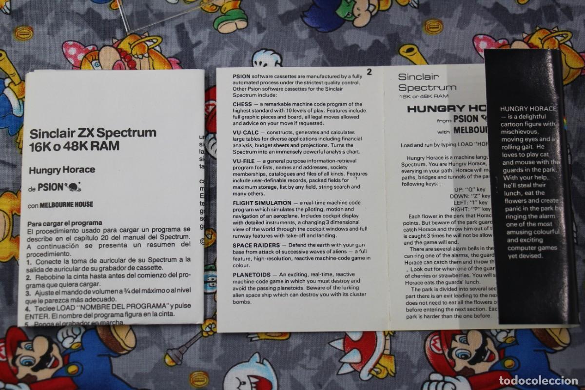 Videojuegos y consolas: SPECTRUM HUNGRY HORACE EN ESPA&Ntilde;OL - Foto 3