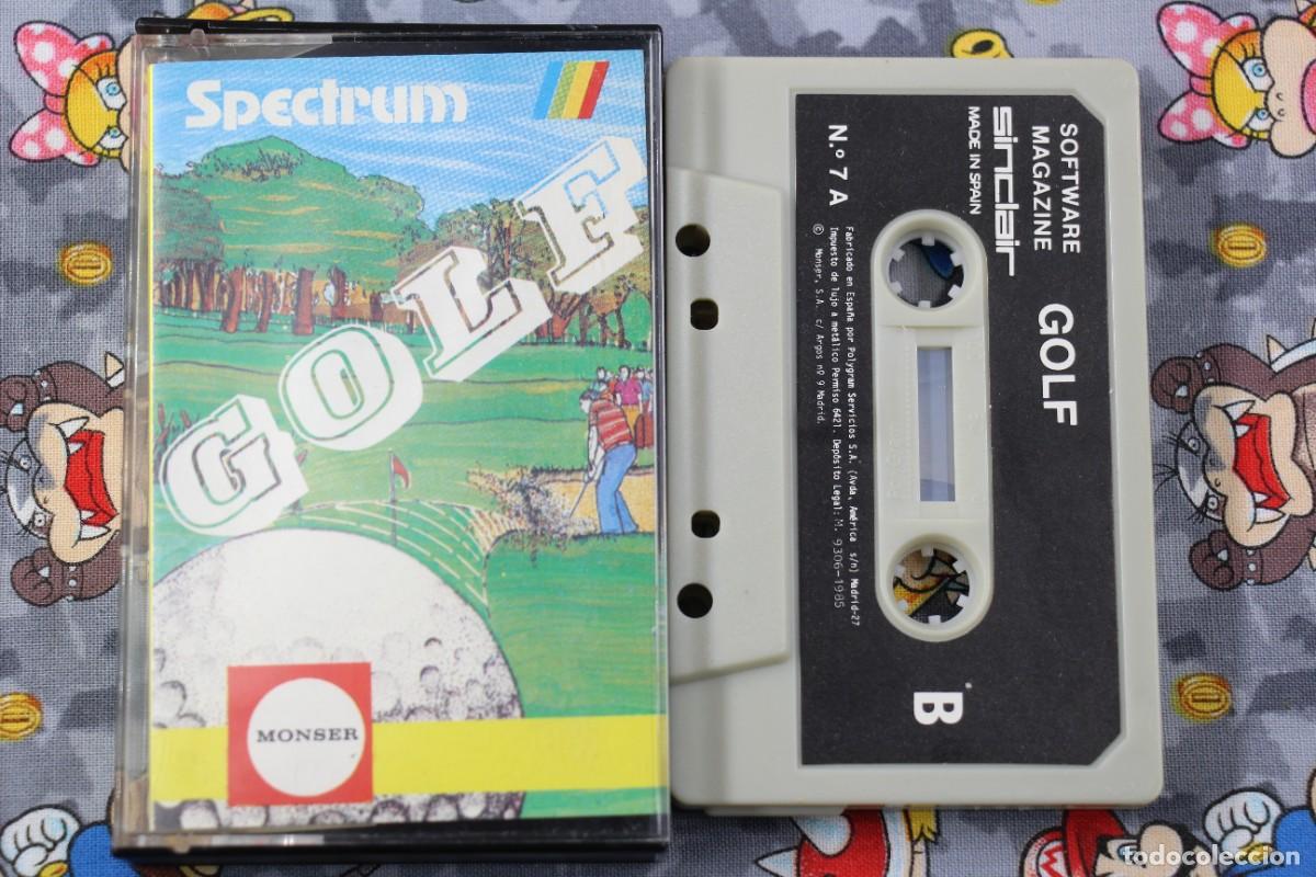 Videojuegos y consolas: SPECTRUM SOFTWARE MAGAZINE GOLF EN ESPA&Ntilde;OL - Foto 1