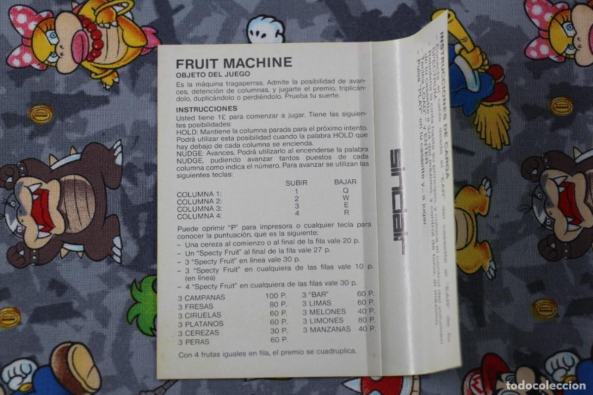 Videojuegos y consolas: SPECTRUM SOFTWARE MAGAZINE 7B FRUIT MACHINE EN ESPA&Ntilde;OL - Foto 3