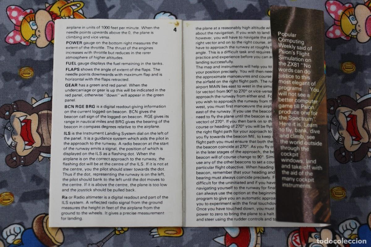 Videojuegos y consolas: SPECTRUM FLIGHT SIMULATION EN INGLES - Foto 3