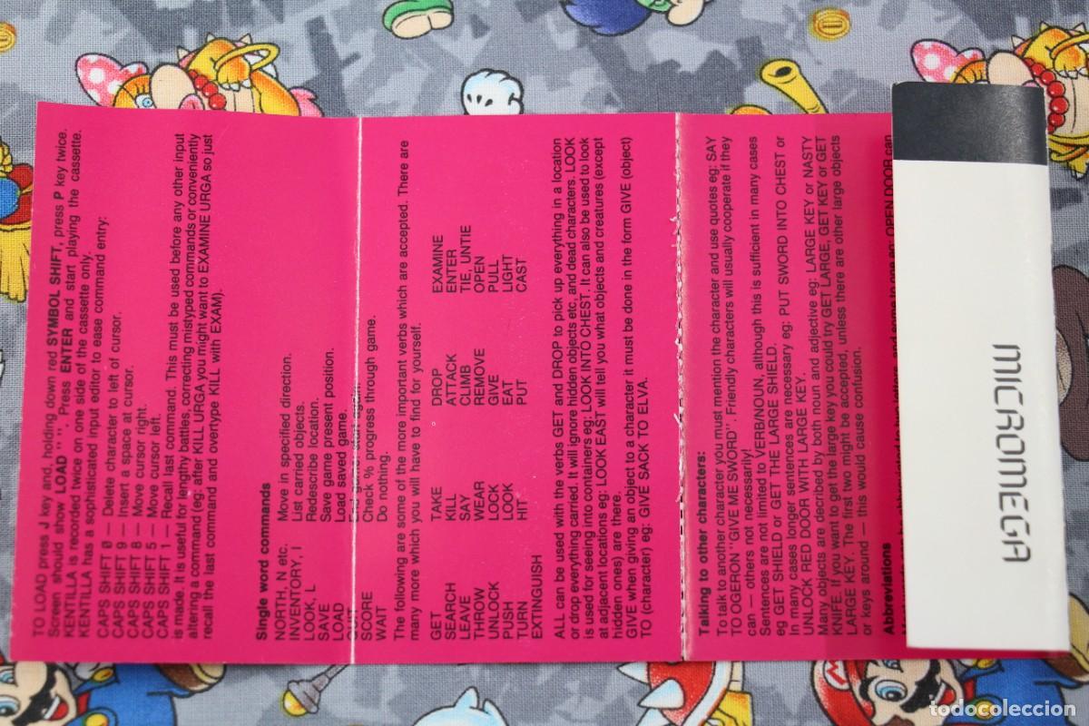 Videojuegos y consolas: SPECTRUM MICROMEGA KENTILLA EN INGLES - Foto 3