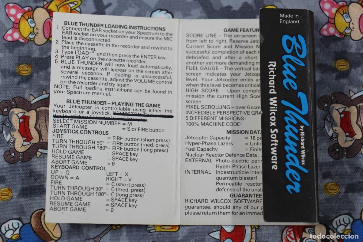 Videojuegos y consolas: SPECTRUM BLUE THUNDER EN INGLES - Foto 3