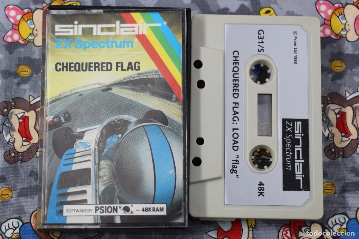 Videojuegos y consolas: SPECTRUM CHEQUERED FLAG EN INGLES - Foto 1