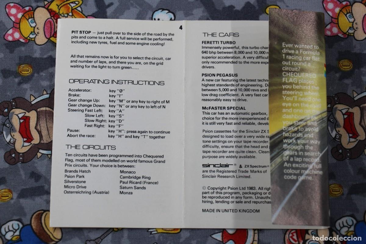 Videojuegos y consolas: SPECTRUM CHEQUERED FLAG EN INGLES - Foto 3