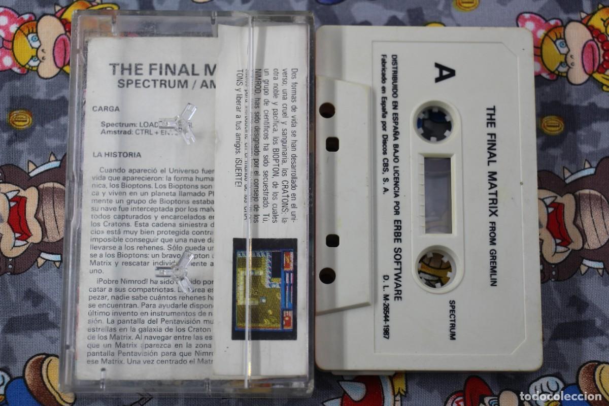 Videojuegos y consolas: SPECTRUM ERBE THE FINAL-MATRIX EN ESPA&Ntilde;OL - Foto 2