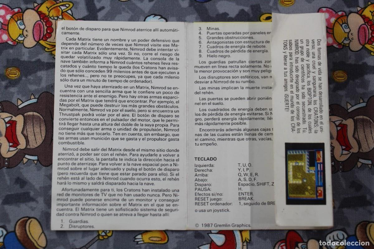 Videojuegos y consolas: SPECTRUM ERBE THE FINAL-MATRIX EN ESPA&Ntilde;OL - Foto 3