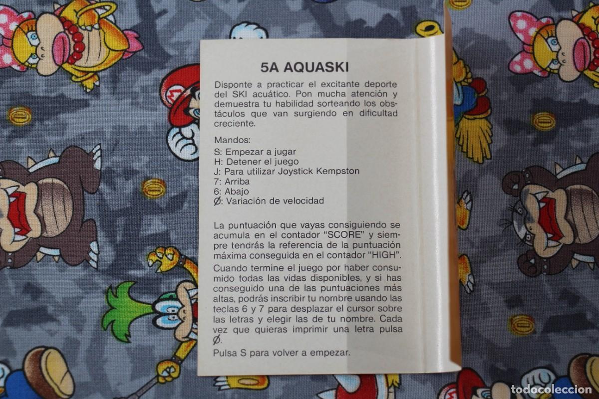 Videojuegos y consolas: SPECTRUM SOFTWARE MAGAZINE N&ordm;5A AGUASKI EN ESPA&Ntilde;OL - Foto 3