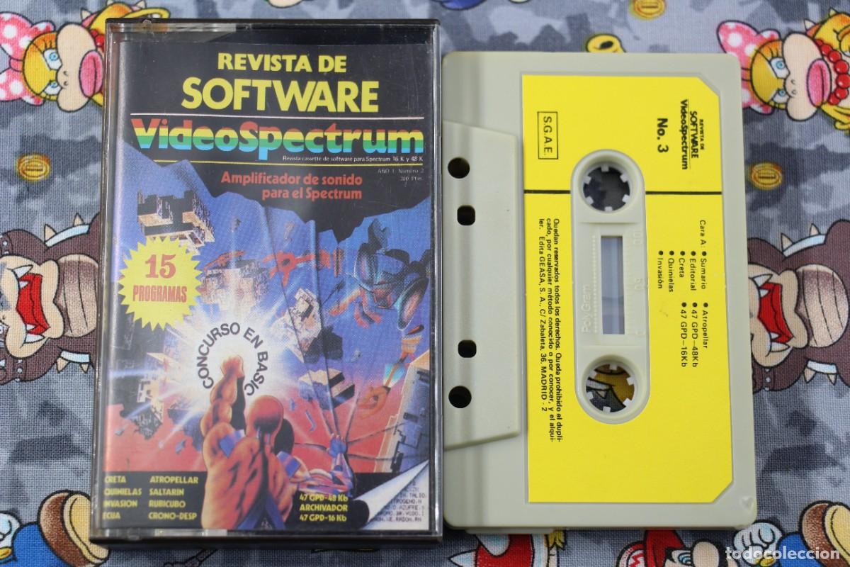 Videojuegos y consolas: SPECTRUM VIDEOSPECTRUM N&ordm;.3 15 PROGRAMAS EN ESPA&Ntilde;OL - Foto 1