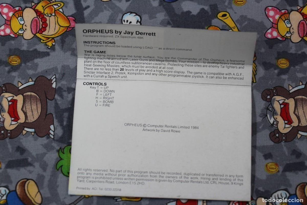 Videojuegos y consolas: SPECTRUM ORPHEUS EN INGL&Eacute;S - Foto 3