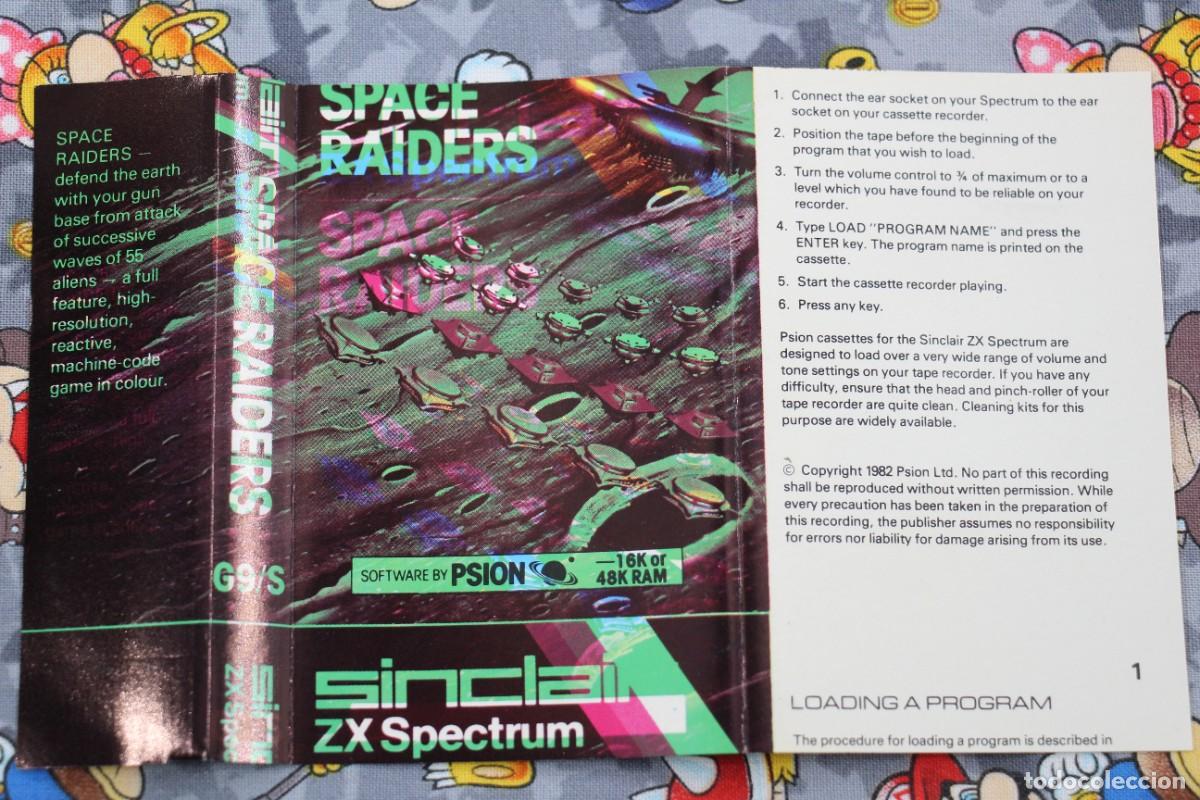 Videojuegos y consolas: SPECTRUM SPACE RAIDERS CON ERROR DE IMPRESI&Oacute;N EN INGL&Eacute;S - Foto 3