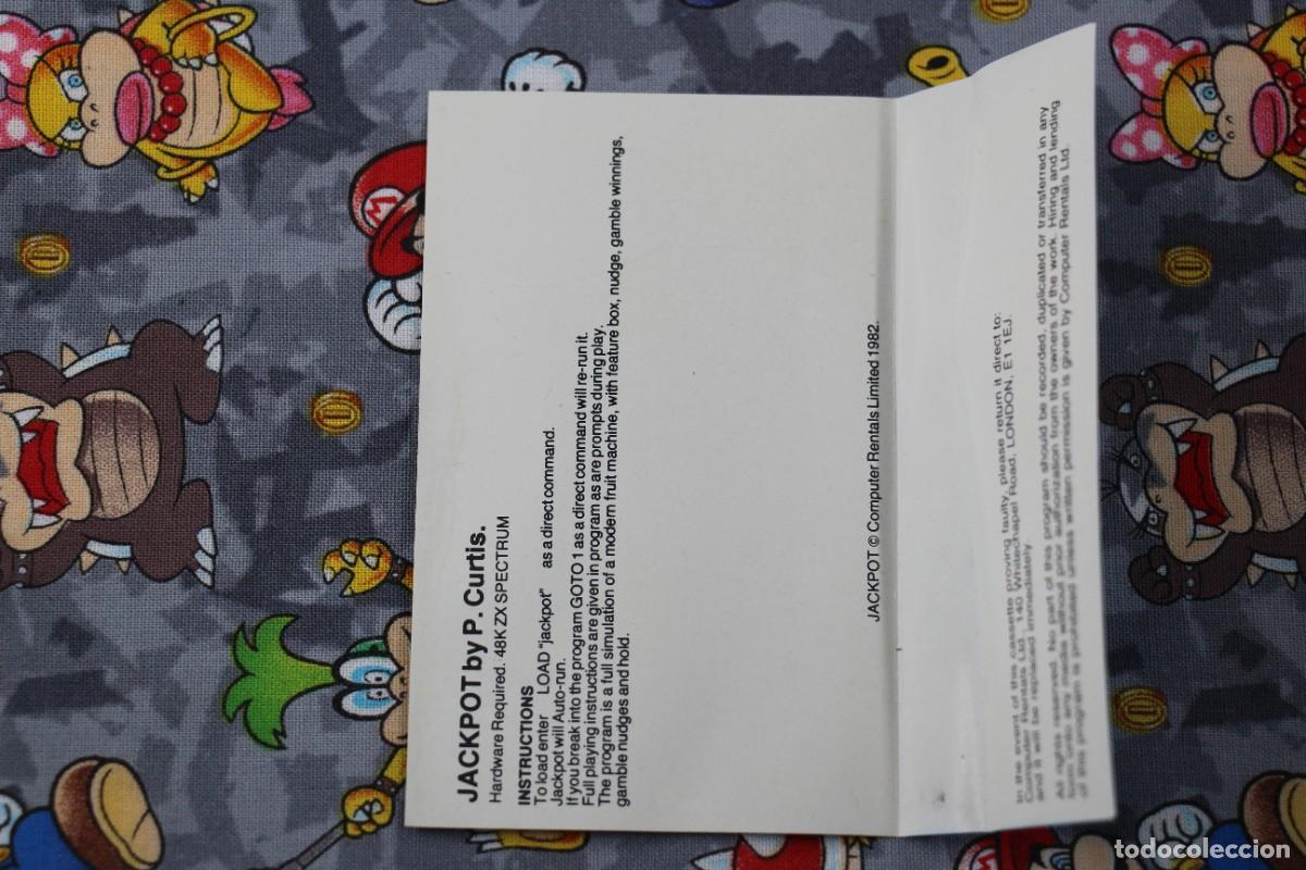 Videojuegos y consolas: SPECTRUM JACKPOT EN INGL&Eacute;S - Foto 3