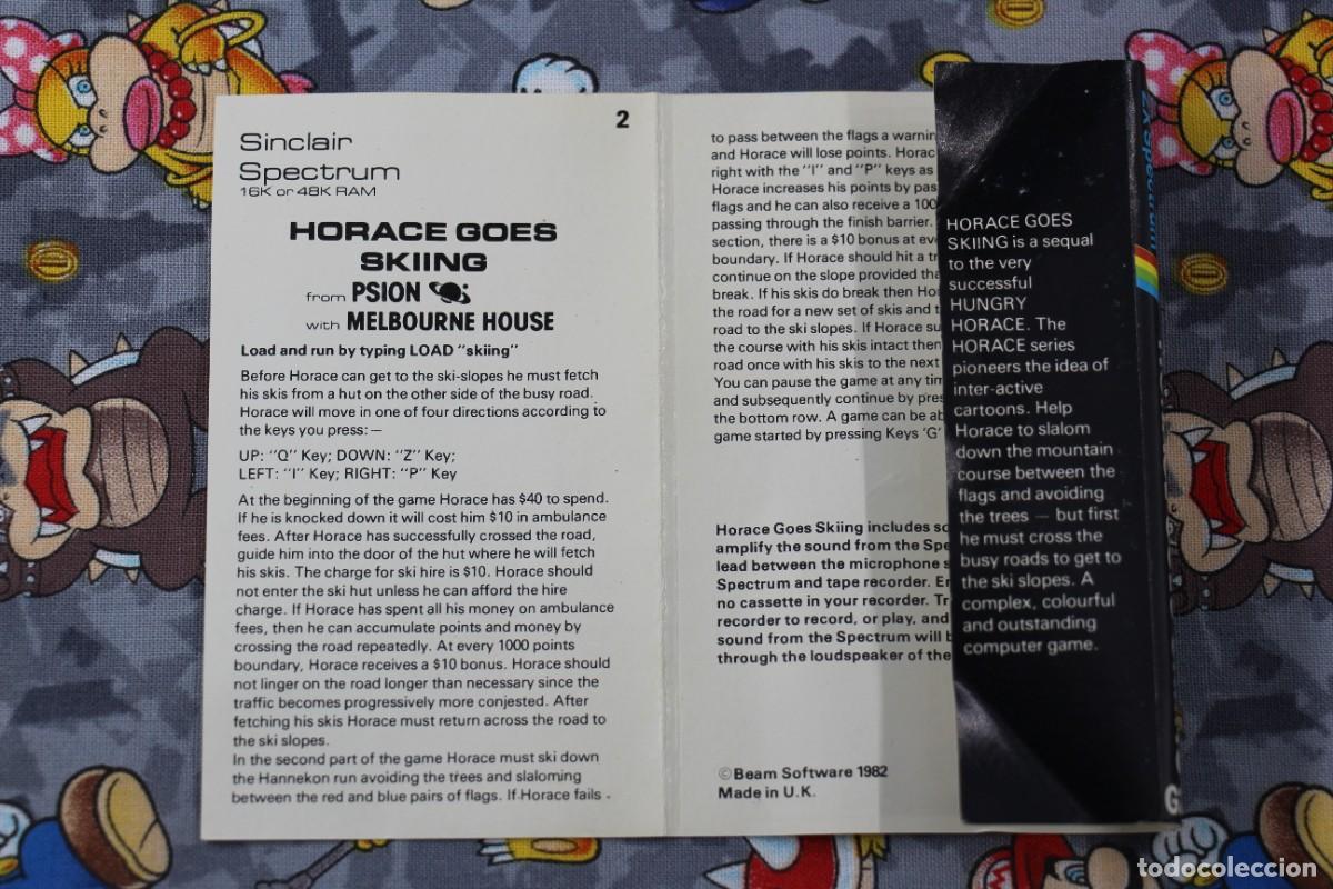 Videojuegos y consolas: SPECTRUM HORACE GOES SKIING EN INGL&Eacute;S - Foto 3