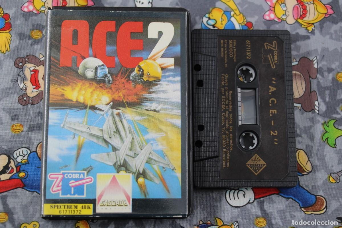 Videojuegos y consolas: SPECTRUM ESTUCHE ZAFIRO SOFTWARE ACE 2 EN ESPA&Ntilde;OL - Foto 1