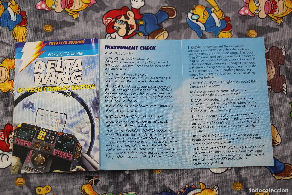 Videojuegos y consolas: SPECTRUM ESTUCHE DELTA WING EN INGLES - Foto 3