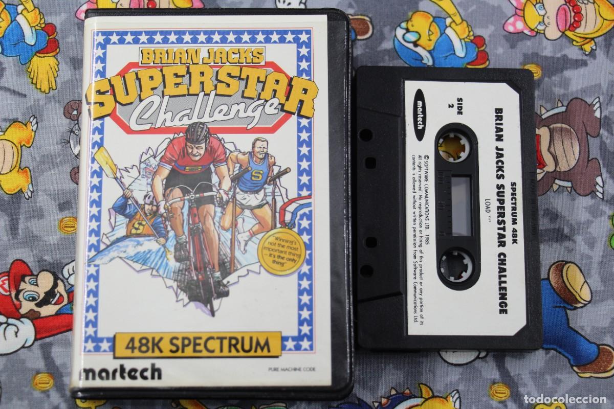 Videojuegos y consolas: SPECTRUM ESTUCHE BRIAN JACKS SUPERSTAR CHALLENGE EN INGLES - Foto 1