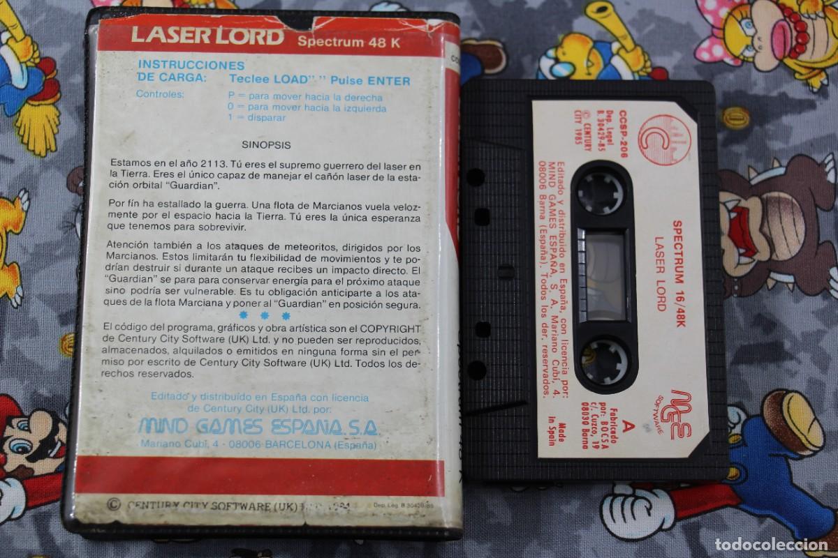 Videojuegos y consolas: SPECTRUM ESTUCHE LASER LORD EN ESPA&Ntilde;OL - Foto 2
