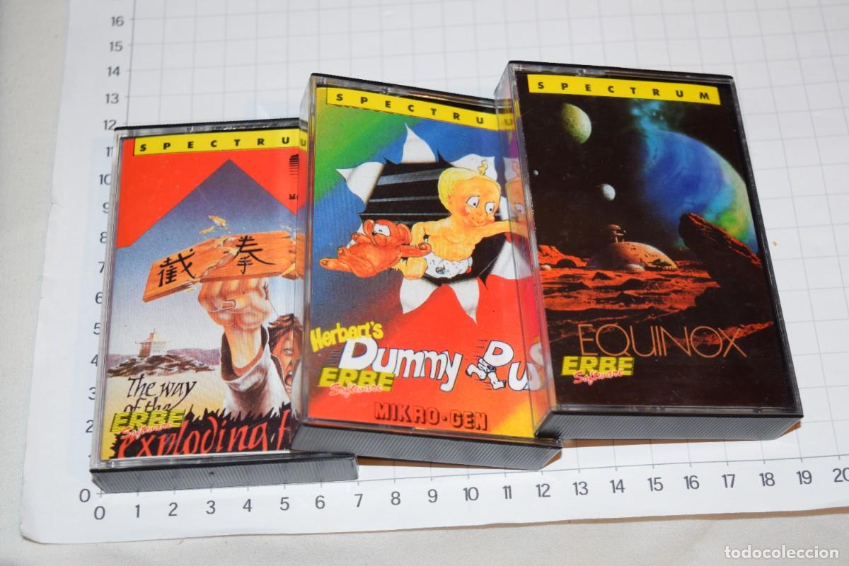 Videojuegos y Consolas: 3 Cassettes, juegos variados / SPECTRUM ERBE Software - Buen estado - &iexcl;Mira fotos/detalles! Lote 1