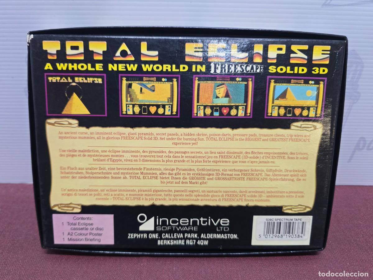 Videojuegos y consolas: Juego Total Eclipse - Spectrum Cassette completo - Foto 2