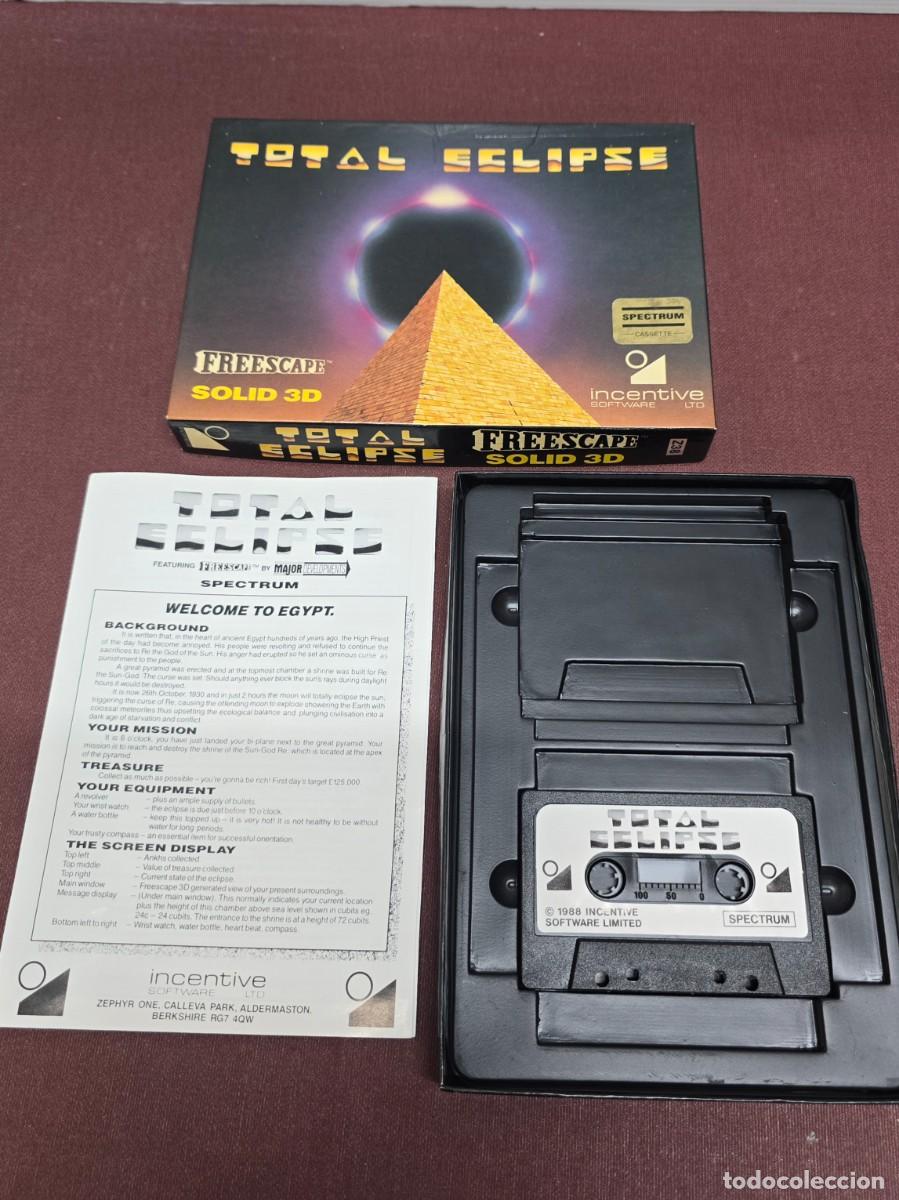 Videojuegos y consolas: Juego Total Eclipse - Spectrum Cassette completo - Foto 3