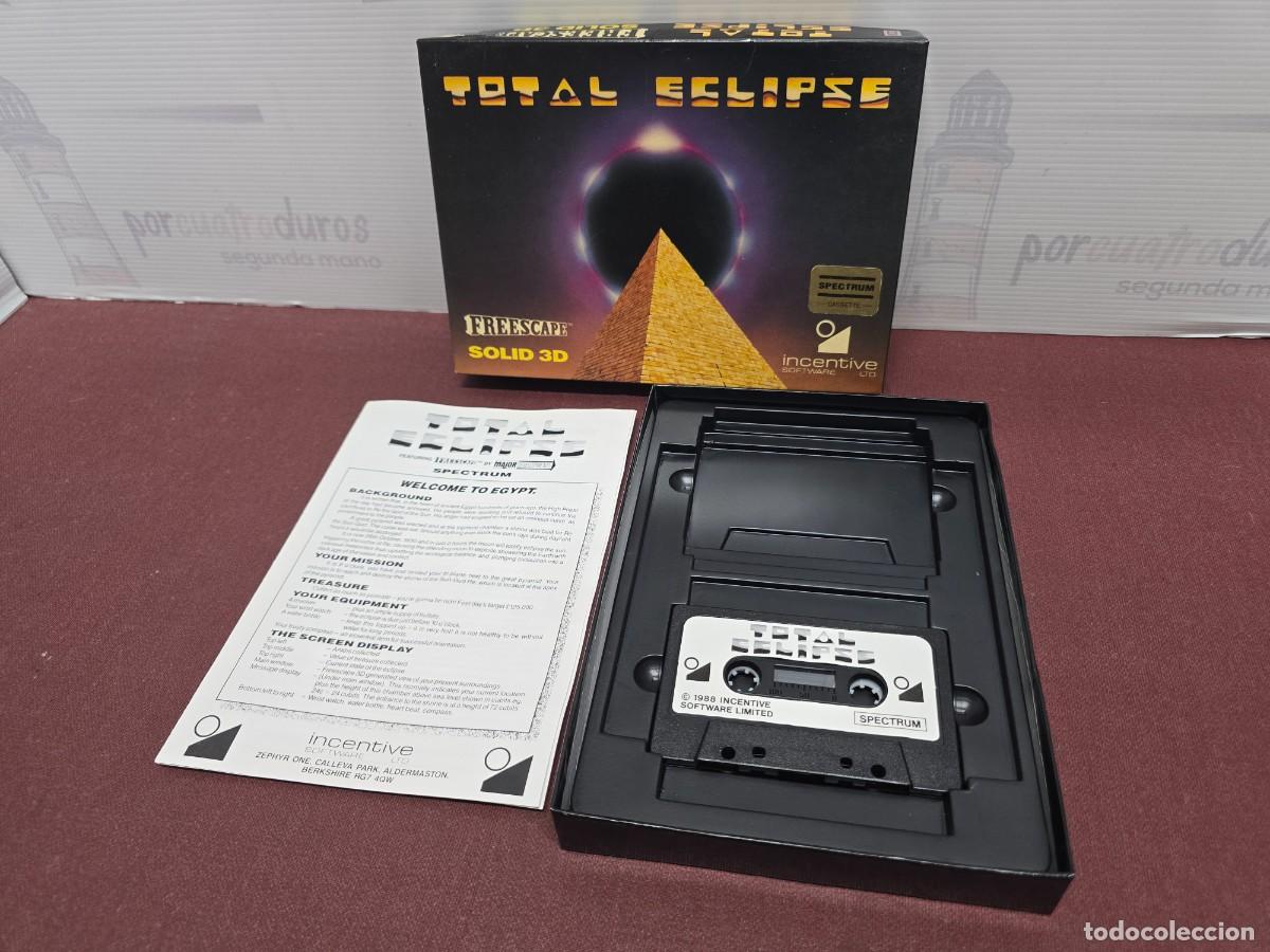 Videojuegos y consolas: Juego Total Eclipse - Spectrum Cassette completo - Foto 4