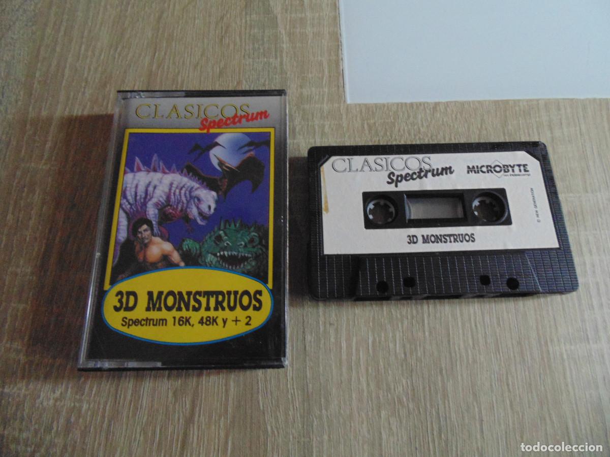 Videojuegos y consolas: Clasicos del Spectrum. 3D Monstruos (Escape). New Generation / Microbyte. - Foto 1