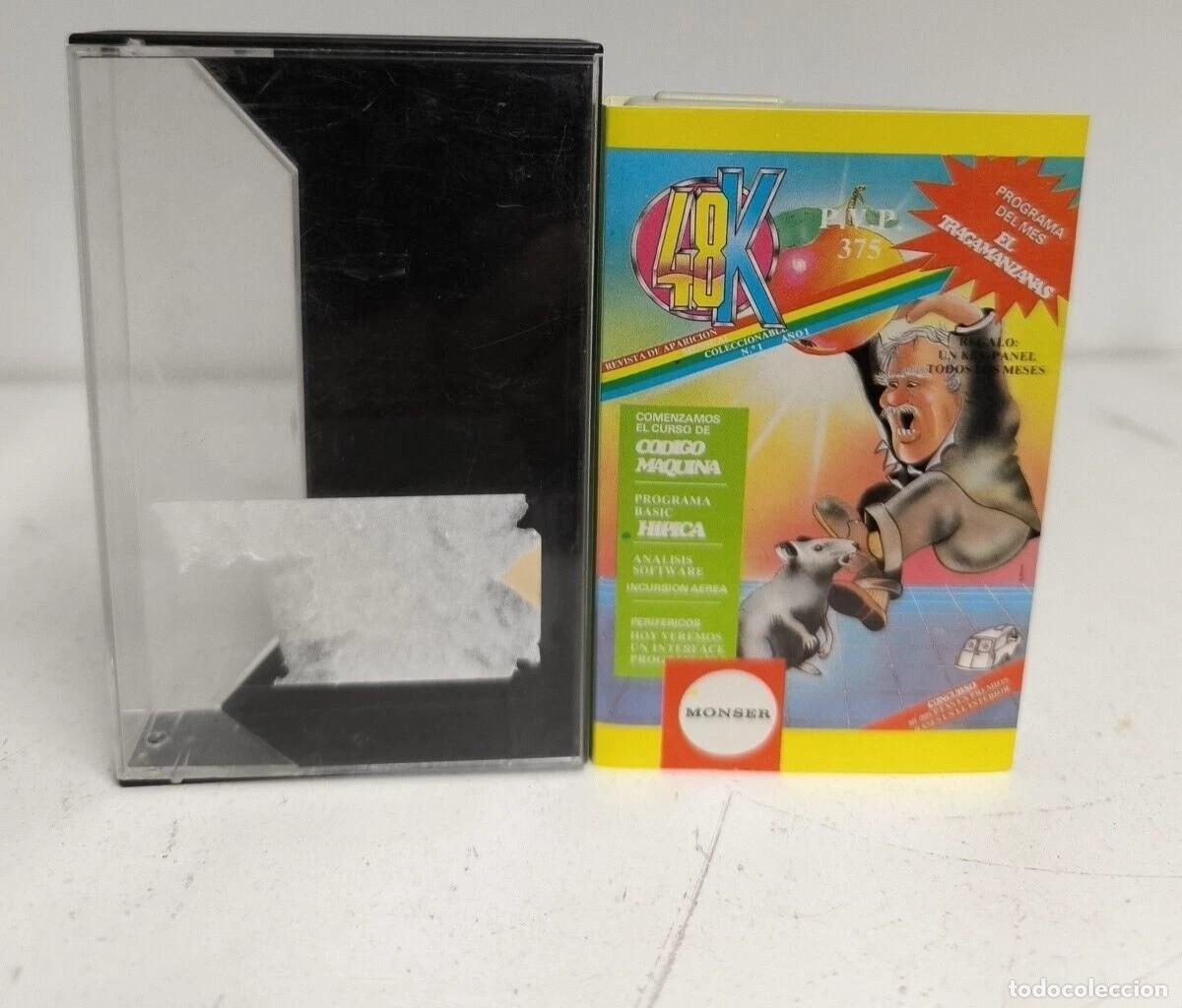 Videogiochi e Consoli: MONSER NUMERO 1 N&ordm;1 N&ordm; 1 48K EL TRAGAMANZANAS SPECTRUM