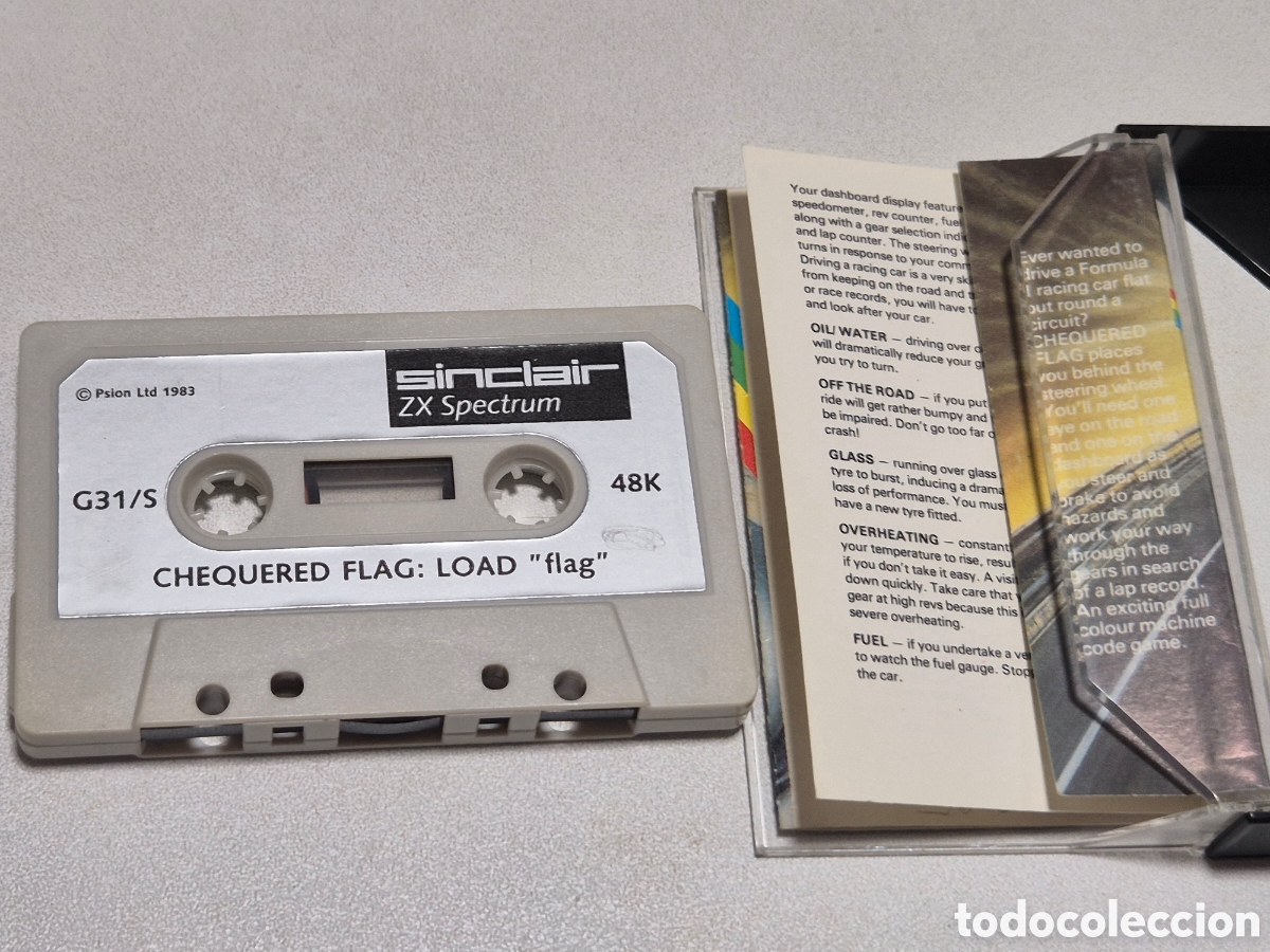Videojuegos y consolas: Chequered Flag . Sinclair Zx Spectrum - Foto 3