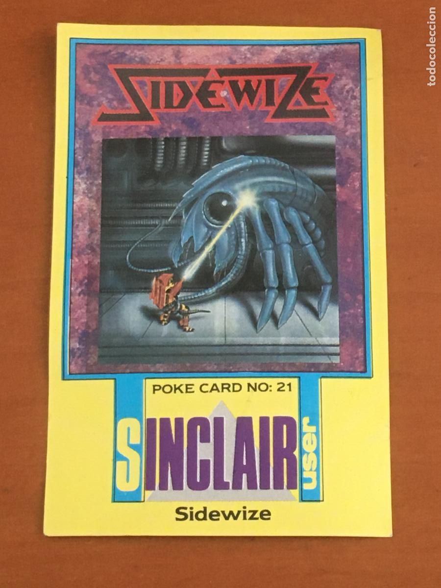 Videojuegos y Consolas: sinclair spectrum cromo card n&ordm; 21 sidewize nunca pegado