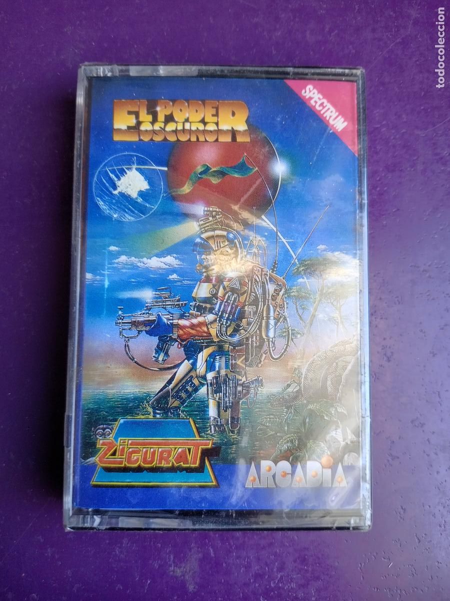 Videojuegos y Consolas: EL PODER OSCURO - CASETE ZIGURAT ARCADIA SPECTRUM - PRECINTADA - VIDEOJUEGO VINTAGE