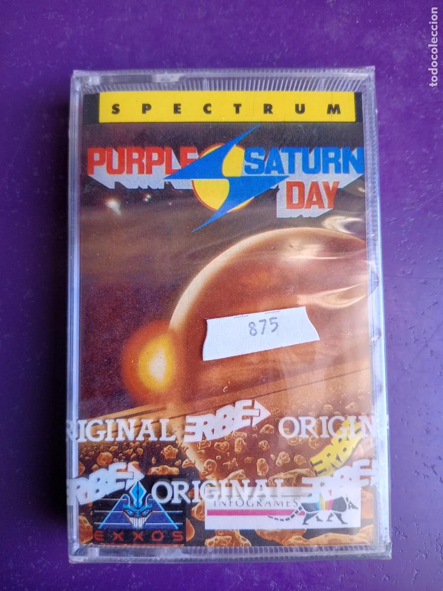Videojuegos y Consolas: PURPLE SATURN DAY - SPECTRUM - PRECINTADO - ERBE - VIDEOJUEGO VINTAGE
