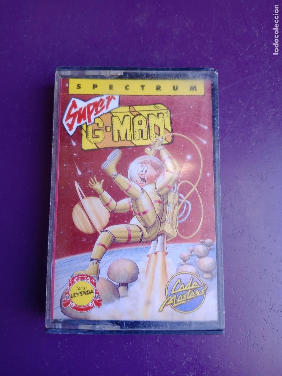 Videojuegos y Consolas: SUPER G MAN - SPECTRUM - VIDEOJUEGO VINTAGE ERBE CODE MASTERS - DIRIA Q SIN ESTRENAR