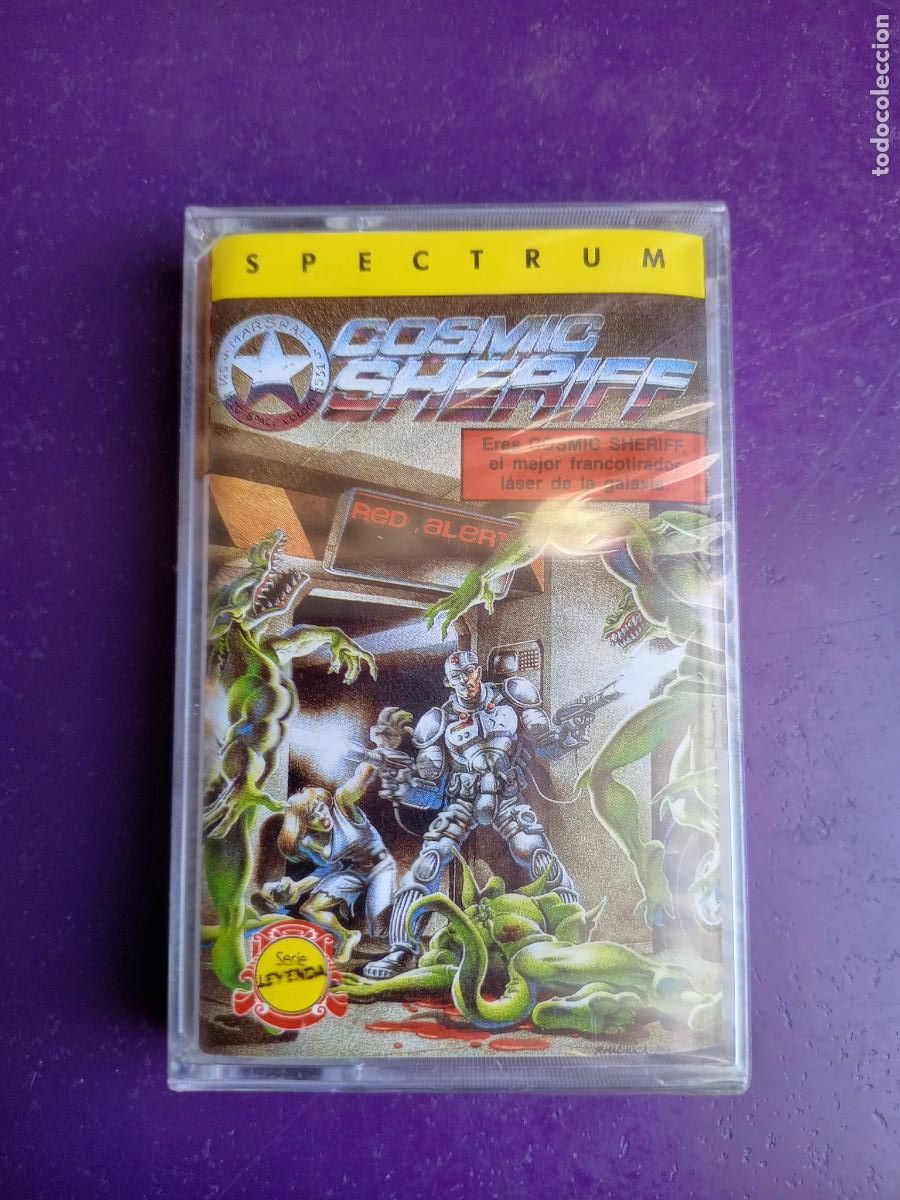 Videojuegos y Consolas: COSMIC SHERIFF - SPECTRUM - VIDEOJUEGO VINTAGE - SOY LEYENDA - PRECINTADO