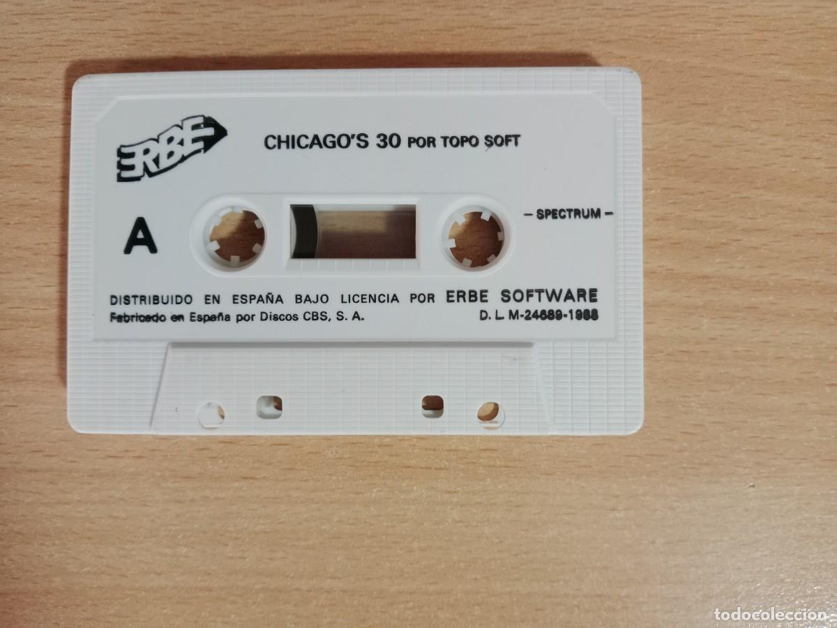 Videojuegos y Consolas: CHICAGO'S 30 , COLISEUM - TOPO SOFT - SPECTRUM CASSETTE - ERBE SOFTWARE - A&Ntilde;O 1988.