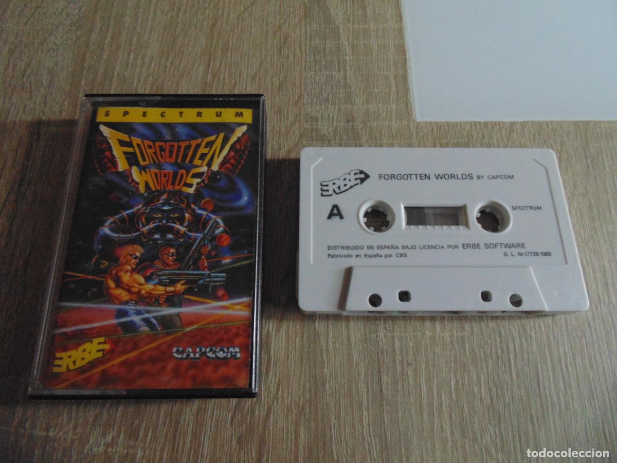 Videojuegos y Consolas: Juego Spectrum. Forgotten Worlds. Capcom / ERBE.