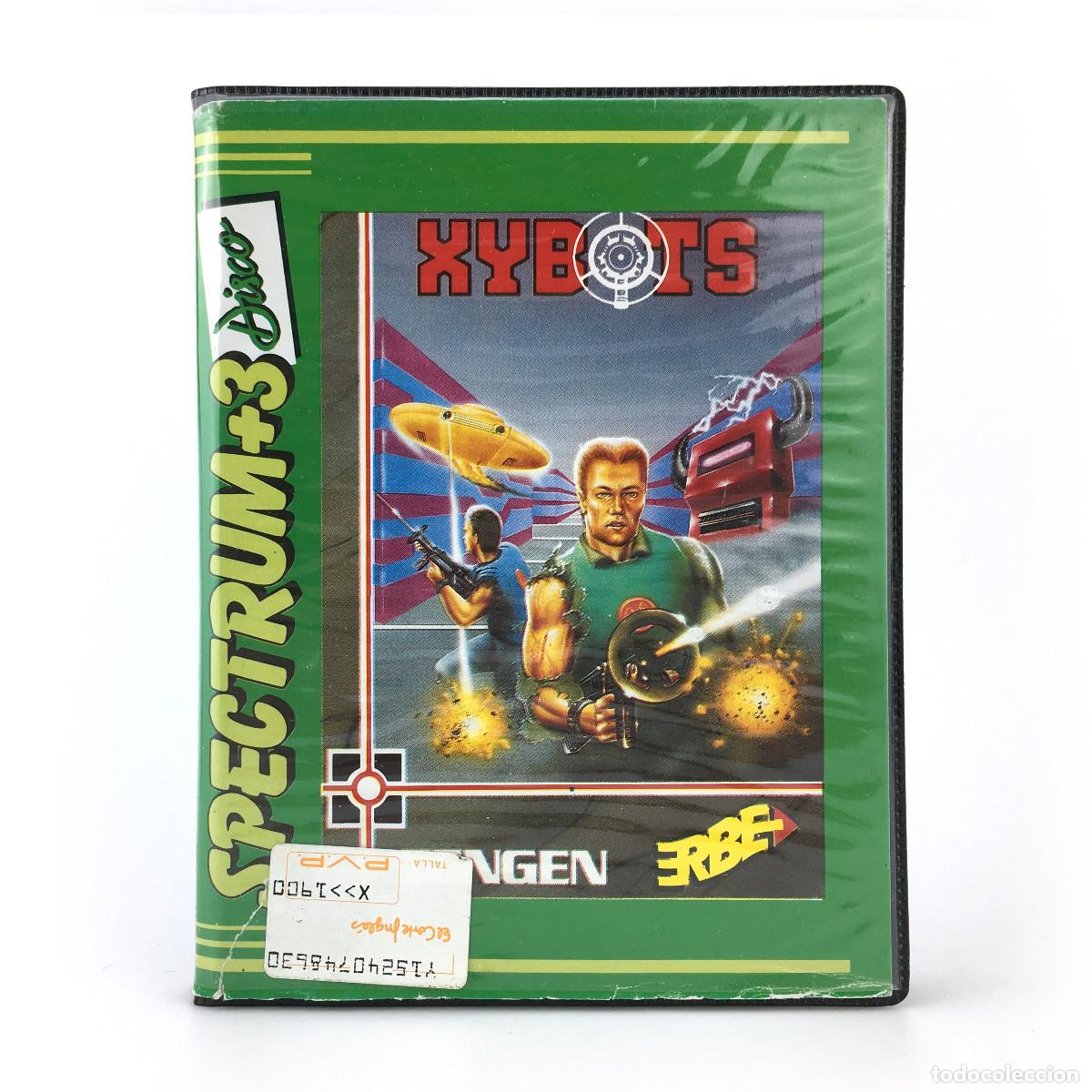 Videojuegos y Consolas: XYBOTS ERBE ESPA&Ntilde;A DOMARK TENGEN 1989 JUEGO ARCADE ROBOTS ESPACIAL INVASION ALIEN SPECTRUM +3 DISCO