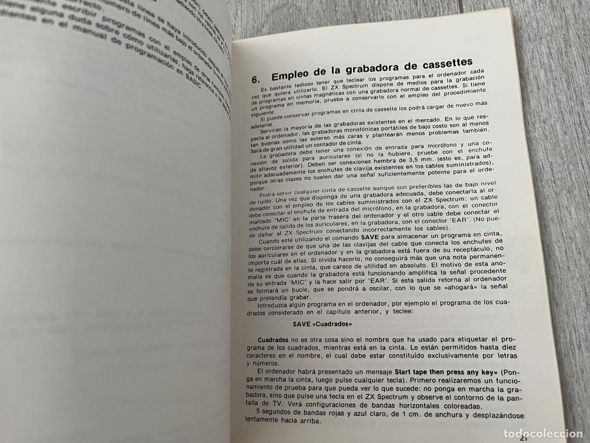 Videojuegos y consolas: ZX SPECTRUM SINCLAIR INTRODUCTION EN CASTELLANO - Foto 7