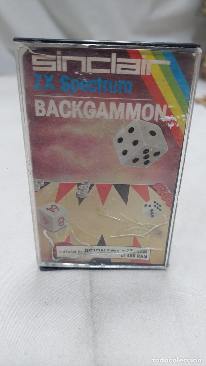 Videojuegos y Consolas: Cassette backgammon Sinclair Zx spectrum