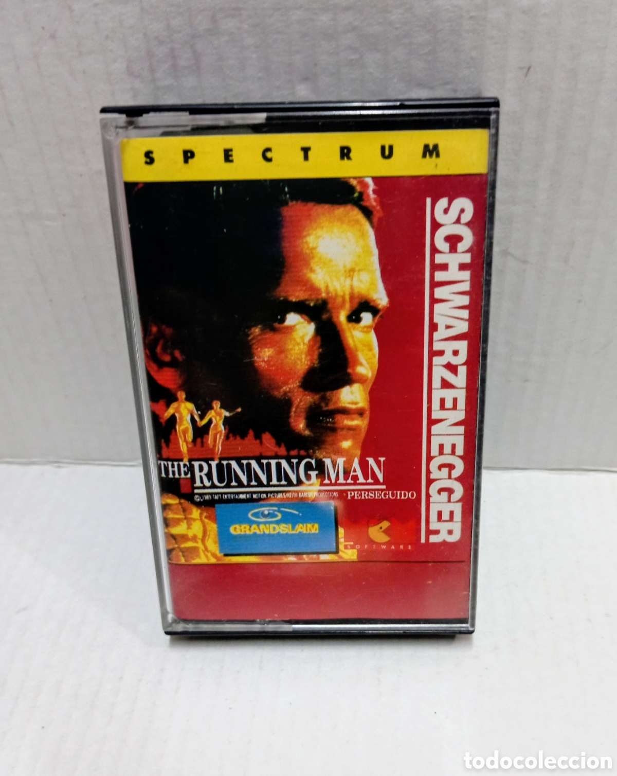 Videogiochi e Consoli: THE RUNNING MAN PERSEGUIDO- SPECTRUM -1989- SCHWARZENEGGER