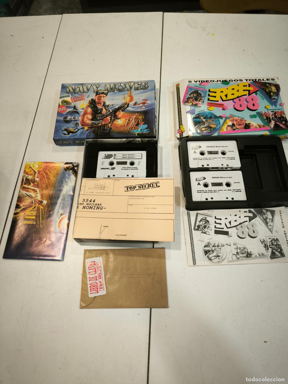 Videojuegos y Consolas: lote juegos spectrum erbe 88 y navy moves