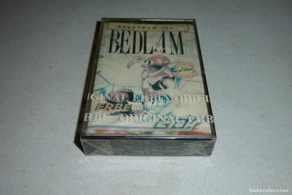 Videogiochi e Consoli: SPECTRUM CINTA PRECINTADA BEDLAM CASSETTE ERBE LOMO ROSA