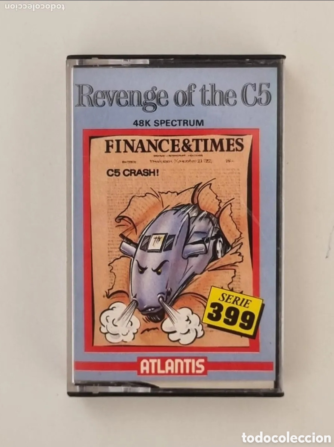 Videojuegos y Consolas: Revenge of the C5- Juego Spectrum. Ingl&eacute;s???. 1987