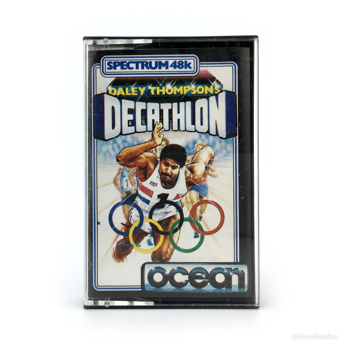 Videojuegos y Consolas: DALEY THOMPSON&acute;S DECATHLON OCEAN 1984 DEPORTES MEDALLA DE ORO JUEGOS OLIMPICOS SPECTRUM 48K CASSETTE