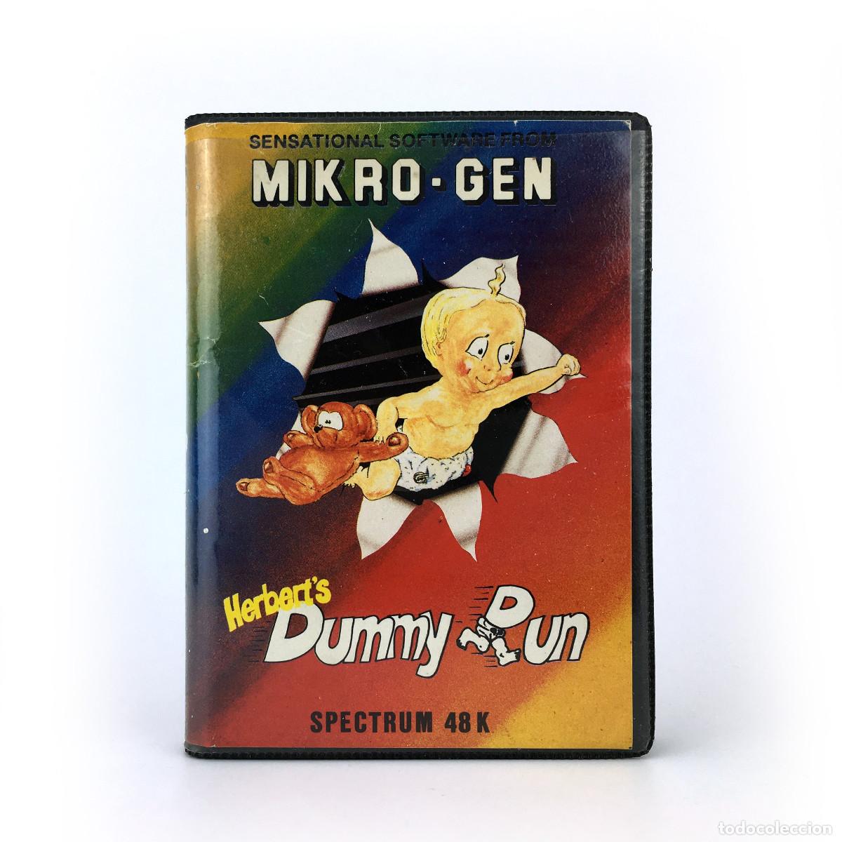 Videojuegos y Consolas: HERBERT&acute;S DUMMY RUN ESTUCHE ERBE MIKRO-GEN 1985 WALLY WEEK VIDEOJUEGO AVENTURA 48K SPECTRUM CASSETTE