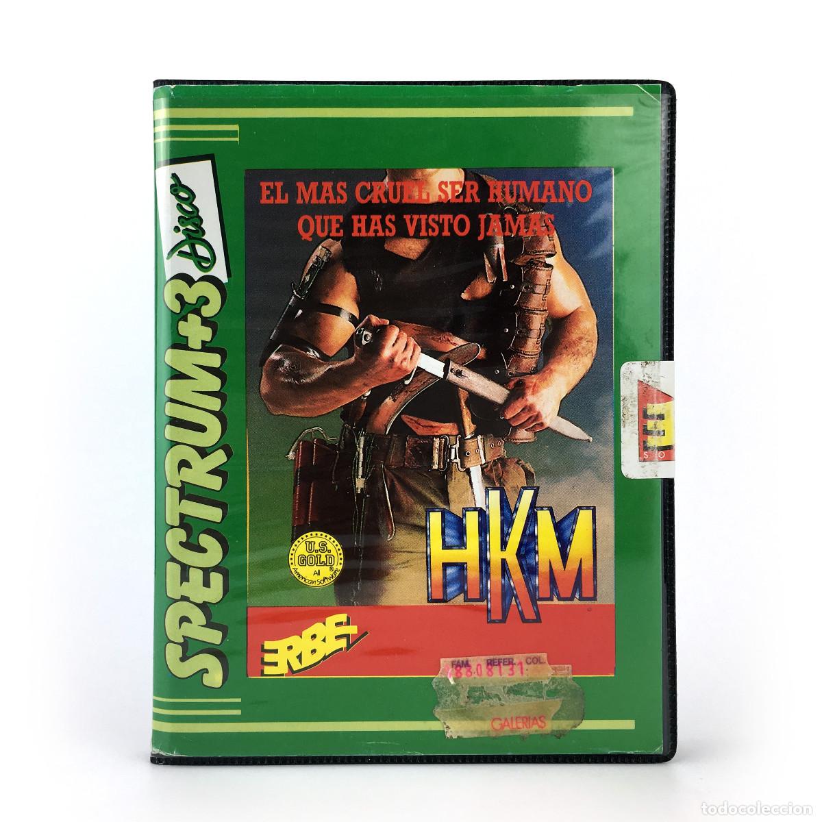 Videojuegos y Consolas: HKM HUMAN KILLING MACHINE ERBE LOMO AZUL US GOLD KWON LUCHA JUEGO RETRO DISKETTE SPECTRUM +3 DISCO
