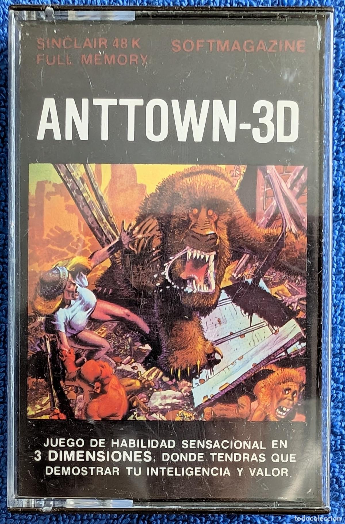 Videojuegos y consolas: Anttown-3D - Software Magazine - Sinclair Spectrum - Polygram (1984) &iexcl;M&iacute;tico! - Foto 1