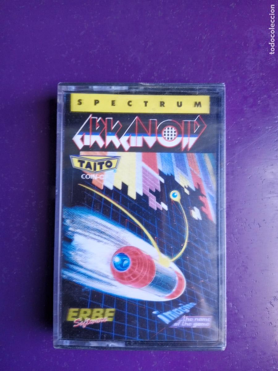 Videojuegos y Consolas: ARKANOID - SPECTRUM - VIDEOJUEGO VINTAGE - CASETE ERBE TAITO PRECINTADO