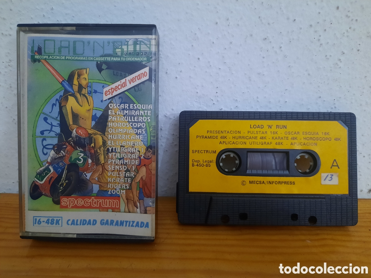 Videojuegos y Consolas: Cinta Spectrum Load'N'Run