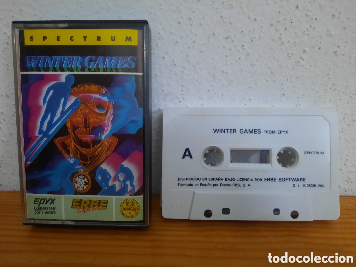 Videojuegos y Consolas: Cinta Cassette Spectrum - Winter Games